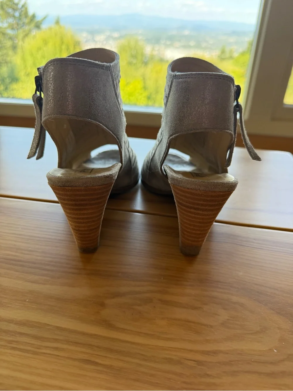 Paul Green Women's Metallic Silver High Heels